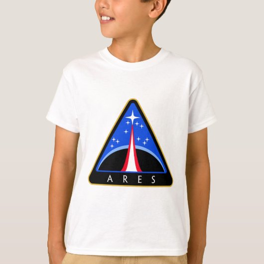 NASA Ares Rocket Logo T-shirt (Voorkant)