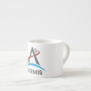 NASA Artemis Program Logo Mars 2024 Astronaut Espresso Kop