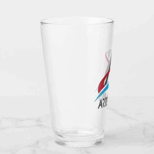 NASA Artemis Program Logo Mars 2024 Astronaut Glas (Rechts)