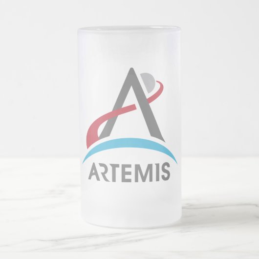 NASA Artemis Program Logo Mars 2024 Astronaut Matglas Bierpul (Center)