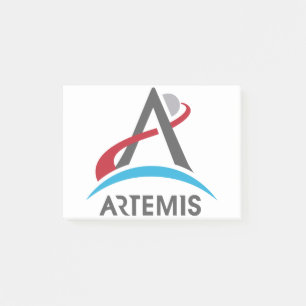 NASA Artemis Program Logo Mars 2024 Astronaut Post-it® Notes