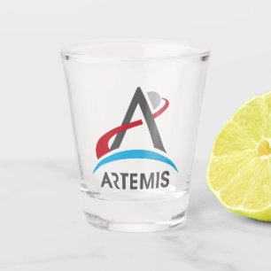 NASA Artemis Program Logo Mars 2024 Astronaut Shot Glas