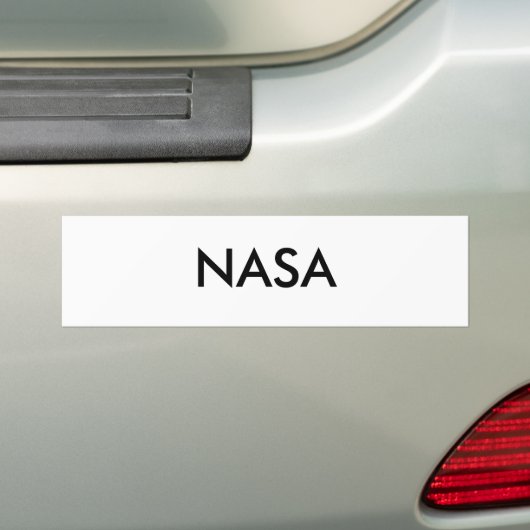 NASA BUMPERSTICKER (Op auto)