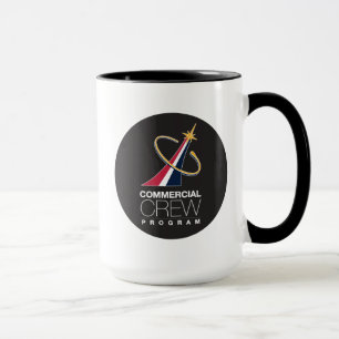 NASA Commercial Crew Program Black Logo Mok