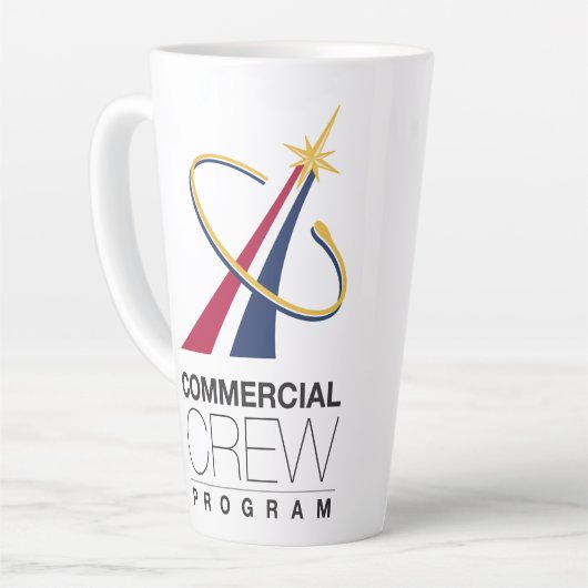 NASA Commercial Crew Program Logo Latte Mok (Linkerhoek)