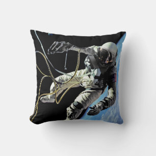 NASA Eerste Amerikaanse Astronaut Ruimtewandeling Kussen