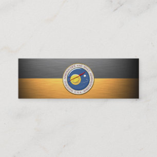 NASA Embleem [3D] Mini Visitekaartje