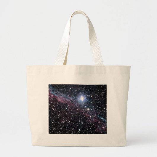 NASA ESA Veil nebula Grote Tote Bag (Voorkant)