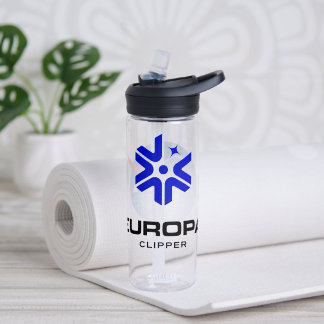 NASA Europa Clipper Logo Clear 20 oz Waterfles