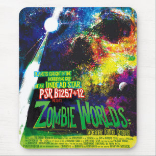 NASA Exoplaneet Reisburo Zombie Werelden Poster Muismat