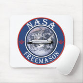 NASA Freemason Muismat (Met muis)