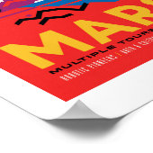 NASA Future Travel Poster - Bezoek Planet Mars (Hoek)