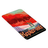 NASA Future Travel Sci Fi Poster - Kepler 186f Magneet (Rechterzijde)