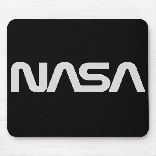 NASA Gray Worm Logo Muismat (Voorkant)