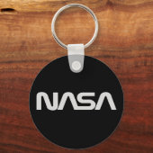 NASA Gray Worm Logo Sleutelhanger (Voorkant)