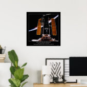 NASA Hubble Space Telescope backdr... Poster (Thuiskantoor)