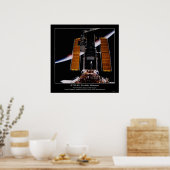NASA Hubble Space Telescope backdr... Poster (Keuken)