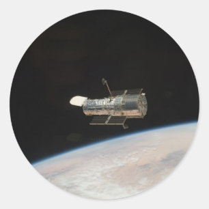 NASA Hubble Space telescope Ronde Sticker