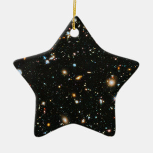 NASA Hubble Ultra Deep Field Galaxies Keramisch Ornament