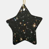NASA Hubble Ultra Deep Field Galaxies Keramisch Ornament (Links)