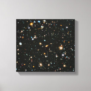 NASA Hubble Ultra Deep Field sterrenstelsels Canvas Afdruk