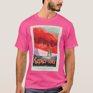 NASA JPL Exoplanet Travel Bureau Kepler-186F (8K R T-shirt