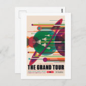 NASA/JPLS's Retro Space Poster Briefkaart (Voorkant / Achterkant)