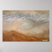 NASA / Juno / Jupiter / White Spot Z / Poster (Voorkant)