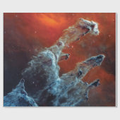 NASA JWST Pillars van Creation Mid Infrarood Cadeaupapier (Vlak)