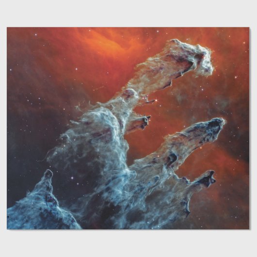 NASA JWST Pillars van Creation Mid Infrarood Cadeaupapier (Vlak)