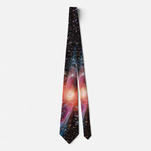 NASA JWST Red Spider Nebula Photo Stropdas (Voorkant)