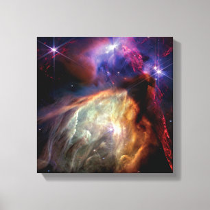 NASA JWST Rho Ophiuchi Stervormingsgebied Canvas Afdruk
