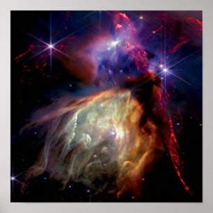 NASA JWST Rho Ophiuchi Stervormingsgebied Poster