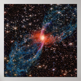 NASA JWST Rode Spinnennevel Foto Poster