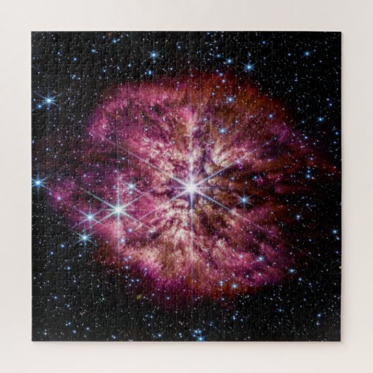 NASA JWST Wolf-Rayet Star WR 124 Legpuzzel (Verticaal)