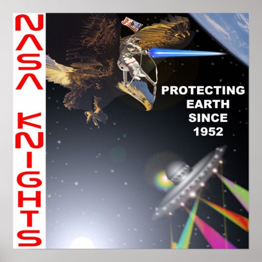 Nasa Knight Poster (Voorkant)