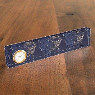 Nasa Lights uit Space USA Naambordje