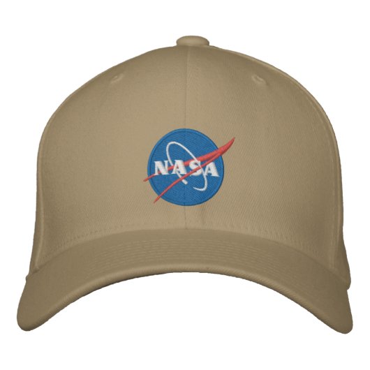 NASA Logo geborduurd Pet (Voorkant)