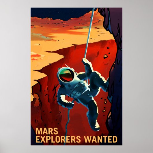 NASA / MARS Explorers Gezochte / Poster (Voorkant)
