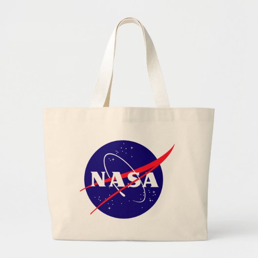 NASA Meatball Logo Grote Tote Bag (Voorkant)