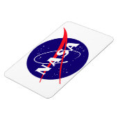 NASA Meatball Logo Magneet (Linkerzijde)