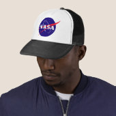 NASA Meatball Logo Trucker Pet (In situ)