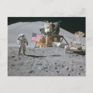 Nasa Moon Landing Apollo 15 Lunar Module 1971 Briefkaart
