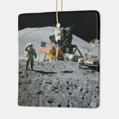 Nasa Moon Landing Apollo 15 Lunar Module 1971 Keramisch Ornament (Links)