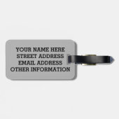 NASA New Horizons Craft in Space Bagagelabel (Achterkant horizontaal)