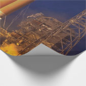 NASA Orion Spacecraft Rocket Launch Cadeaupapier (Hoek)