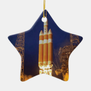 NASA Orion Spacecraft Rocket Launch Keramisch Ornament