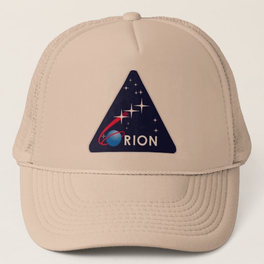 NASA Project Orion Logo Trucker Pet (Voorkant)
