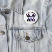 NASA projectlogo's Ronde Button 5,7 Cm (In situ)