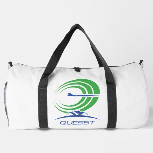 NASA Quesst Logo Supersonic White Plunjezak (Achterkant)